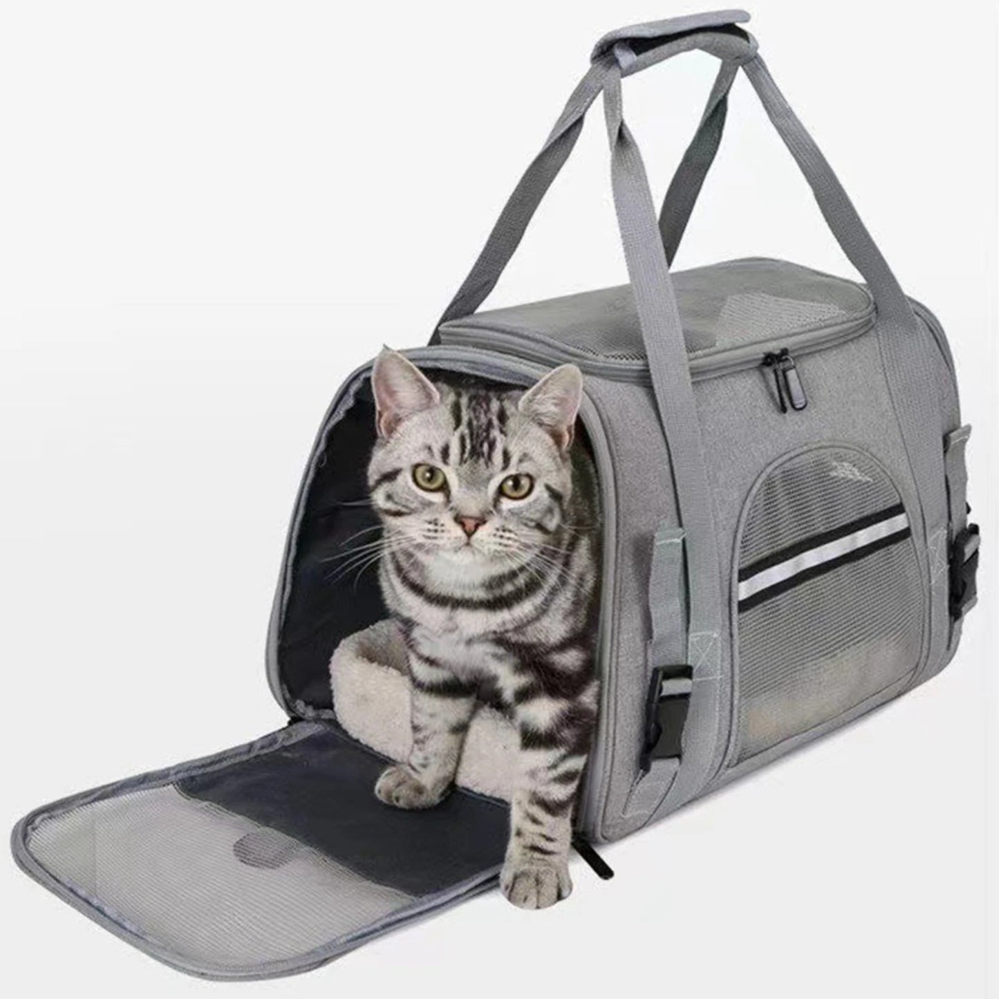 Adjustable Convenient Spacious Soft-Sided Pet Carrier Backpack